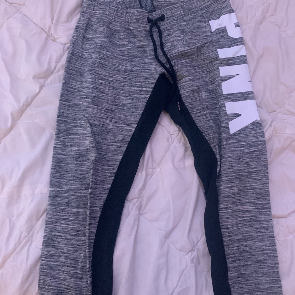 grey joggers from victorious secret pink